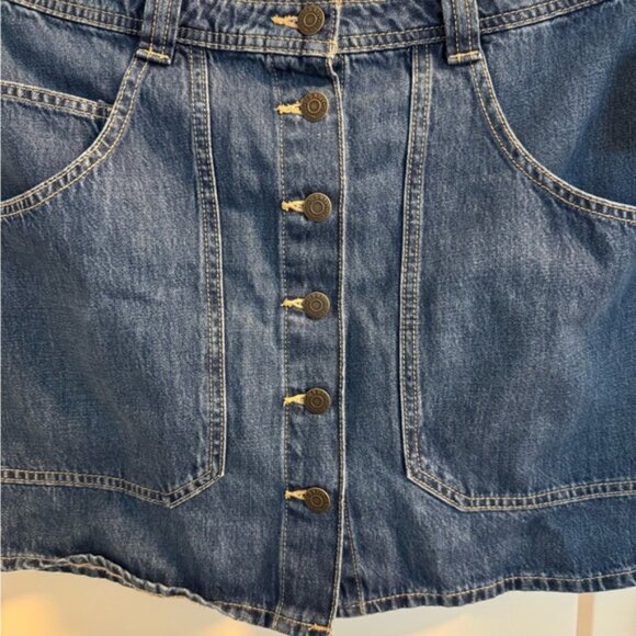Dark Blue Denim Mini Skirt brand new with tags - Picture 3 of 4